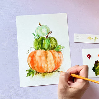Pumpkin art from Jean Choe Art & Design -