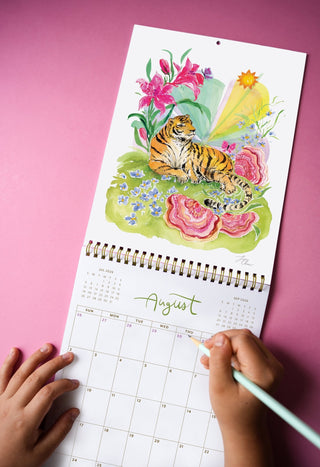 2026 Wall Calendar: Woodland Animals Monthly Calendar on Wall from Jean Choe Art & Design - Wall Calendars