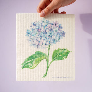 4 - Pack Garden Flowers Swedish Dishcloth: Washable Kitchen Cloths from Jean Choe Art & Design - Reusable Paper Towels