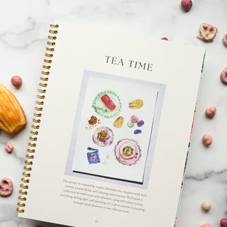Bakery Watercolor Workbook – Pre-Outlined Pages on 100% Cotton Paper