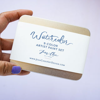 Watercolor Paint Set for Beginners, Including Brushes
