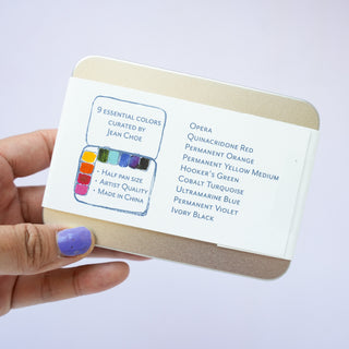 Watercolor Paint Set for Beginners, Including Brushes