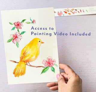 Birds Watercolor Fun Kit – All-in-One Beginner Painting Set