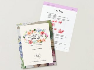 [Online Course] Loose Watercolor Florals: One Petal at a Time