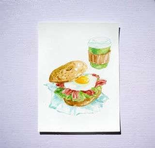 Bakery Watercolor Workbook – Pre-Outlined Pages on 100% Cotton Paper