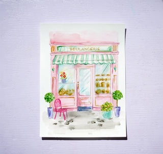 Bakery Watercolor Workbook – Pre-Outlined Pages on 100% Cotton Paper