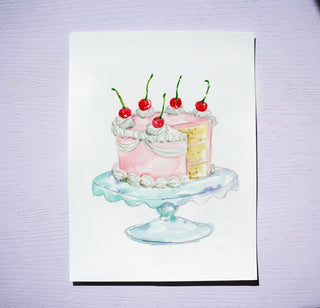 Bakery Watercolor Workbook – Pre-Outlined Pages on 100% Cotton Paper