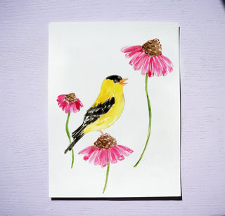 Birds Watercolor Workbook – Pre-Outlined Pages on 100% Cotton Paper