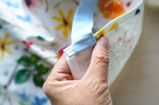 Botanical Rainbow Floral Apron with Pocket. from Jean Choe Art & Design - Aprons