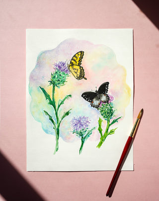 Butterfly Garden: Watercolor Workshop with Jean from Jean Choe Art & Design - 