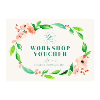 Digital Workshop Voucher from Jean Choe Art & Design - 