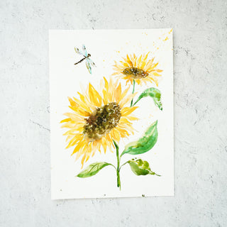 Fall Harvest Watercolor Pages with Pre-Outlined Sheets for Relaxing Watercolor Practice Printed on Coldpress watercolor paper