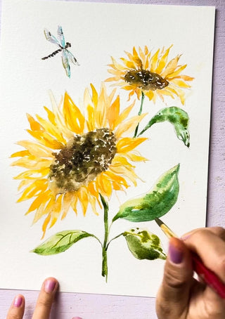 Fall Watercolor Workbook: Pre - Outlined Coloring Pages & Easy Instructions from Jean Choe Art & Design - Coloring Books