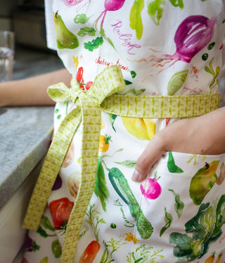 Farmer’s Market Cute Apron with Pocket for Women from Jean Choe Art & Design - Aprons