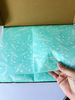 Floral Tissue Paper for Gift Wrapping: 20"x30" from Jean Choe Art & Design - Tissue Paper