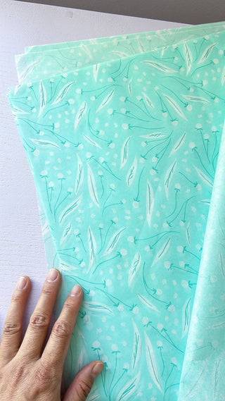 Floral Tissue Paper for Gift Wrapping: 20"x30" from Jean Choe Art & Design - Tissue Paper