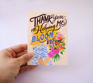 Gardener Mother's Day Card – Flower - Themed Card for Moms Who Help You Bloom from Jean Choe Art & Design - Other Baby