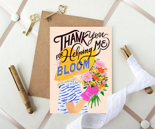 Gardener Mother's Day Card – Flower - Themed Card for Moms Who Help You Bloom from Jean Choe Art & Design - Other Baby