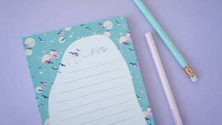 "Going Home" Lined Notepad from Jean Choe Art & Design - Notepads