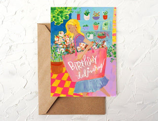 Happy Birthday Delivery Greeting Card from Jean Choe Art & Design - Other Baby