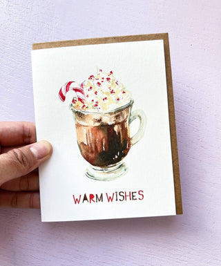 Hot Chocolate Winter Holiday Card from Jean Choe Art & Design - Other Retail & Shop Fitting