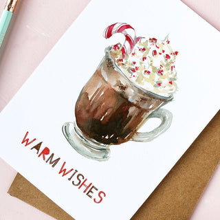 Hot Chocolate Winter Holiday Card from Jean Choe Art & Design - Other Retail & Shop Fitting