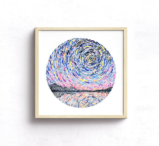 "How Stars Travel" Art Print: Starry Night Sky Wall Art from Jean Choe Art & Design - Giclée