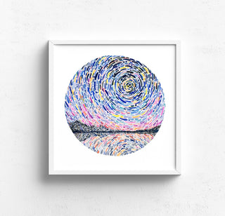 "How Stars Travel" Art Print: Starry Night Sky Wall Art from Jean Choe Art & Design - Giclée
