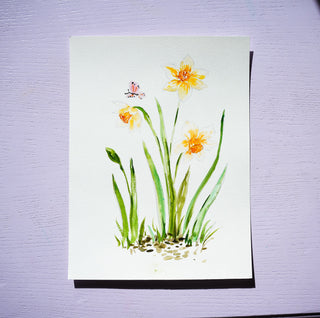 Individual Floral Watercolor Pages: Pre - Outlined & Perfect for Beginner and Art Gifts from Jean Choe Art & Design - Coloring Books