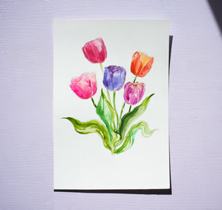 Individual Floral Watercolor Pages: Pre - Outlined & Perfect for Beginner and Art Gifts from Jean Choe Art & Design - Coloring Books