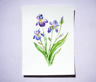 Individual Floral Watercolor Pages: Pre - Outlined & Perfect for Beginner and Art Gifts from Jean Choe Art & Design - Coloring Books