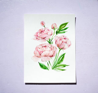 Individual Floral Watercolor Pages: Pre - Outlined & Perfect for Beginner and Art Gifts from Jean Choe Art & Design - Coloring Books