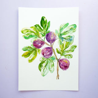 Individual Fruit Watercolor Pages: Pre - Outlined Fruits from Jean Choe Art & Design - Coloring Books