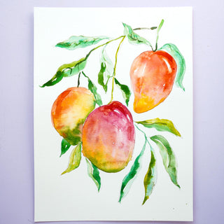 Individual Fruit Watercolor Pages: Pre - Outlined Fruits from Jean Choe Art & Design - Coloring Books