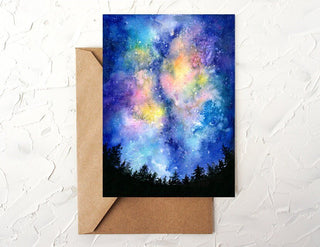 Into the Night I Greeting Card from Jean Choe Art & Design - Blank Cards