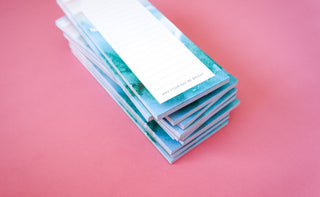 "Morning Haze" Watercolor Grocery Notepad from Jean Choe Art & Design - Notepads