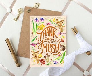 Mushroom Thank You Card: Thank You Very Mush from Jean Choe Art & Design - Other Baby
