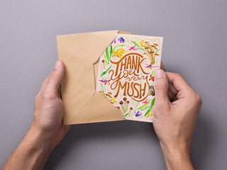 Mushroom Thank You Card: Thank You Very Mush from Jean Choe Art & Design - Other Baby