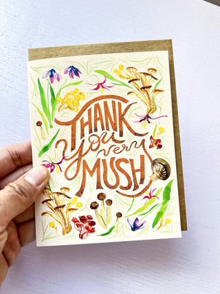 Mushroom Thank You Card: Thank You Very Mush from Jean Choe Art & Design - Other Baby