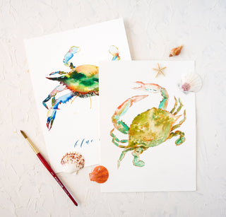 Painting Coastal Crabs: Watercolor Workshop with Jean from Jean Choe Art & Design - 