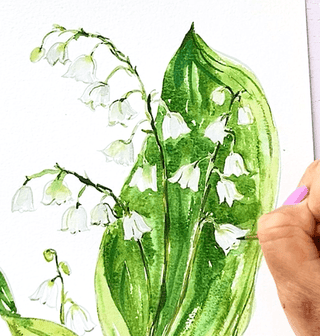 Pre-Outlined Wildflower Watercolor Practice Pages, including 7 Wildflower Designs on 300gsm Paper from Jean Choe Art & Design