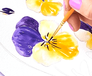 Pre-Outlined Wildflower Watercolor Practice Pages, including 7 Wildflower Designs on 300gsm Paper from Jean Choe Art & Design