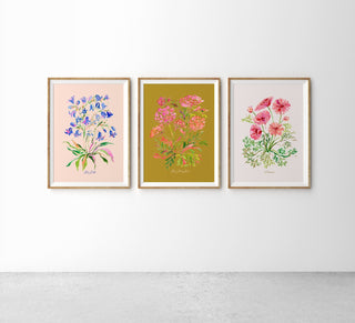Queen Anne’s Lace Art Print: Wildflower Wall Art from Jean Choe Art & Design - Giclée