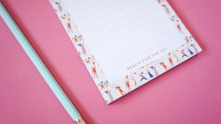 "Reach for the Sky" Watercolor Notepad for Desk from Jean Choe Art & Design - Notepads