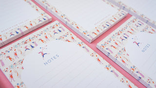 "Reach for the Sky" Watercolor Notepad for Desk from Jean Choe Art & Design - Notepads