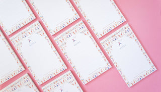 "Reach for the Sky" Watercolor Notepad for Desk from Jean Choe Art & Design - Notepads