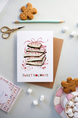 Set of 6 Whimsical Holiday & Christmas Greeting Cards from Jean Choe Art & Design - Other Baby