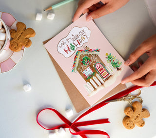 Set of 6 Whimsical Holiday & Christmas Greeting Cards from Jean Choe Art & Design - Other Baby