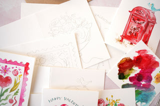 Sweet & Simple Valentine’s Cards – Watercolor Workshop with Jean from Jean Choe Art & Design - 