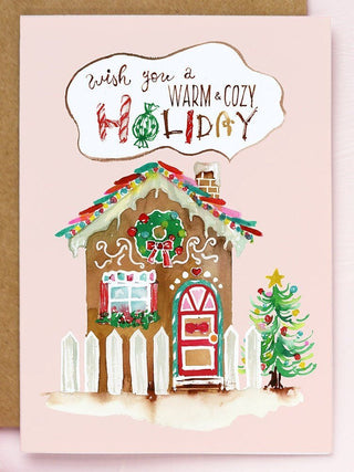 Warm & Cozy Gingerbread Holiday Card from Jean Choe Art & Design - Other Retail & Shop Fitting